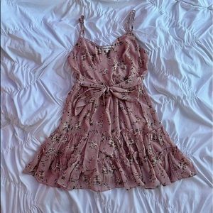 Summer Crush Floral Ruffle Skater Chiffon Dress